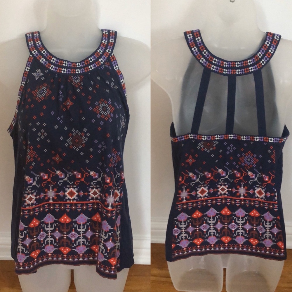BOHO Tank Top Embroidered with attention to detail